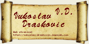 Vukoslav Drašković vizit kartica